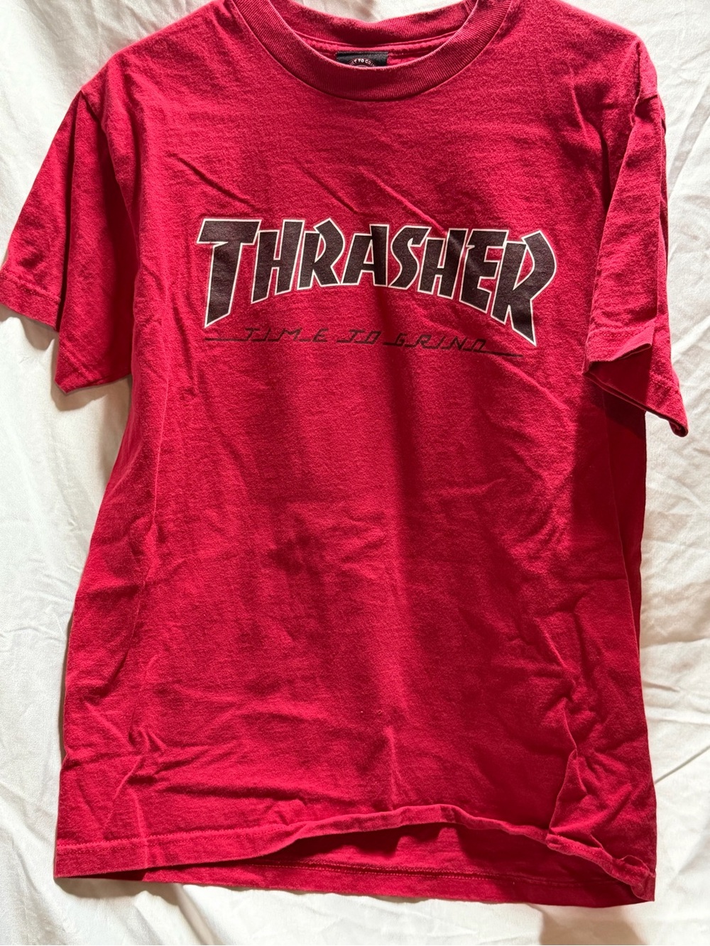 Thrasher Red Short Sleeve Graphic Tee - Bold Chest Logo